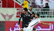 Action form the QSL between Al Sadd and El Jaish played at Lekhwiya Stadium, yesterday.
