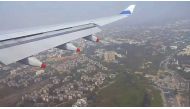 Surroundingsd of Delhi airport as grabbed from a Youtube video