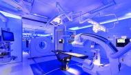 The Hybrid MRI operating room at Hamad General Hospital.
