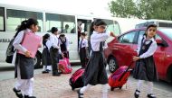 (File Photo) Pak Shama students. Pic: Abdul Basit