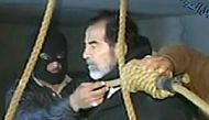 This file video grab taken from al-Iraqiya television on December 30, 2006 shows ousted Iraq president Saddam Hussein moments before being hanged in Baghdad. On December 30, 2006, Saddam was hanged at the military intelligence headquarters in the Kadhimiy