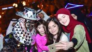 Children and families enjoy various activities at Medina Centrale, The Pearl-Qatar.