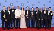 (L-R) The cast and crew of 