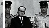 Brunner has frequently been described as the 'right hand man' of Adolf Eichmann, pictured during his trial in Israel in 1962, the architect of the Holocaust.