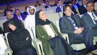 H H Sheikha Moza bint Nasser attending a symposium hosted by Hamad Medical Corporation on Islet Cell Transplantation (ICT) — a ground-breaking and life saving procedure used to treat patients with severe type 1 diabetes.  Pic: AR Al-Baker