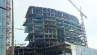 The Doha Oasis building under construction.