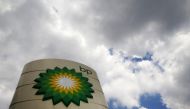 Signage for a BP petrol station is pictured in London in this file picture taken  on July 29 2014 (Reuters / Luke MacGregor) 