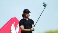 Tommy Fleetwood of England plays a shot during the third round of the Abu Dhabi Golf Championship in the capital of the United Arab Emirates on January 21. Fleetwood, is the title favourite Commercial Bank Qatar Masters which begins at the Doha Golf Club 