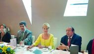 Experts at the roundtable discussion on traffic and road safety.