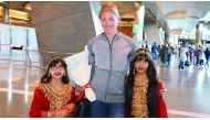 Germany’s Angelique Kerber, the world No. 2 and the top seeded player for next week's 2017 Qatar Total Open, being welcomed at the Hamad International Airport in Doha yesterday on her arrival for the six-day tournament. The tournament will be held from Fe