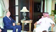 Secretary-General of the Foreign Ministry, Dr Ahmed bin Hassan Al Hammadi, met yesterday with Head of the Muslim Community and Mufti of the Republic of Slovenia, Nedzad Grabus, and General Secretary of Islamic Centre in Slovenia, Nevzet Poric, during thei