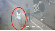 A woman who was detained at Kuala Lumpur airport, identified from CCTV footage at the airport and who was alone when she was apprehended, according to police in a statement, is seen circled in red in this still frame taken from video released February 16,