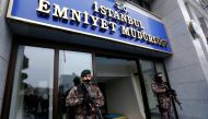 Members of Turkish police special forces stand guard at the police headquarters in Istanbul, Turkey January 17, 2017. REUTERS/Murad Sezer