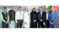 Dr Huda Al Naemi along with HMC staff working on the project.