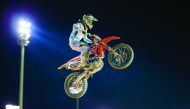 Action form last year's MXGP of Qatar at the Losail Circuit. 