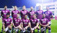 Qatar national Rugby Sevens team poses for a photo. The team will take part in the next month's Asia Rugby Sevens Trophy to be held in Doha.  