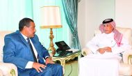 Emir H H Sheikh Tamim bin Hamad Al Thani received yesterday a written message from President of Niger, Mahamadou Issoufou, pertaining to bilateral relations and means of boosting and developing them. Minister of State for Foreign Affairs H E Sultan bin Sa