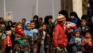 Displaced Iraqis flee their homes, while Iraqi forces battle with Islamic State militants in western Mosul, Iraq, February 28, 2017. REUTERS/Zohra Bensemra
