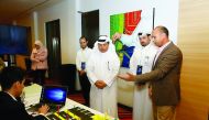 Officials at the opening of the Katara Tech Forum yesterday.