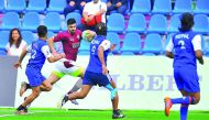 Action from the Asia Rugby Sevens Trophy 2017 (ARST) match between Qatar and Nepal at the Aspire Warm-up Track and Rugby Stadium in Doha yesterday.  The hosts won 53-0. Pics by: Baher Amin/The Peninsula