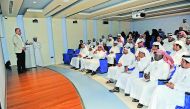 An expert delivering lecture organised by General Authority of Customs