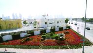 The Doha Municipality has beautified a yard located at the entrance to a street in Msheireb Downtown Doha. The street branches from Al Markhiya Street. The Garden Section under the Department of Services Affairs at the Municipality has planted different t