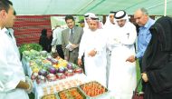 Officials during a session to promote organic farming. 