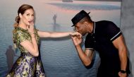 Dancers Allison Holker (L) and Stephen 