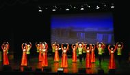 A folkloric group in colourful Turkmenistan costumes enthrals the audience with a traditional performance at Katara Opera House on Saturday.