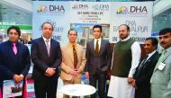 Members of the Pakistan Pavilion at the Cityscape Qatar 2017.