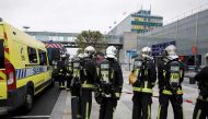 Emergency services at Orly airport southern terminal after a shooting incident near Paris, France March 18, 2017. REUTERS/Benoit Tessier
