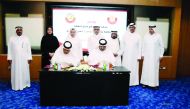 Officials of the Ministry of Education and Higher Education and the Ministry of Culture and Sports signing the agreement yesterday.