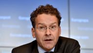 FILE PHOTO: Eurogroup President Jeroen Dijsselbloem attends a news conference after an eurozone finance ministers meeting (Eurogroup) in Luxembourg, October 5, 2015. Reuters/Eric Vidal