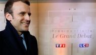 Emmanuel Macron, head of the political movement En Marche !, or Onwards !, and candidate for the 2017 presidential election, arrives for a debate organised by French private TV channel TF1 in Aubervilliers, outside Paris, France, March 20, 2017. REUTERS/P