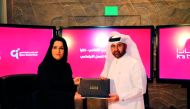 Katara General Manager Dr. Khalid bin Ibrahim Al Sulaiti (right) and QFSW CEO Amal bint Abdullatif Al Mannai at the MoU signing yesterday at Katara Amphitheatre.