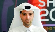 Ahmed Al Obaidli during the press conference. Pic: Abdul Basit/The Peninsula