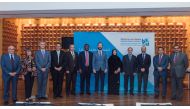 Dignitaries join Dr. Amal Al Malki, Dean of CHSS, to celebrate Diplomatic Week.