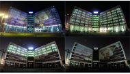 To mark Earth Hour on Saturday, Qatar Airways switched off the lights at its corporate headquarters between 8:30pm and 9:30pm.