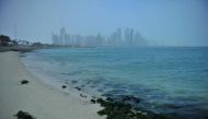 (File Photo) Dusty weather. February 2, 2017. Baher Amin © The Peninsula