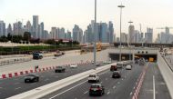 The main tunnel in Onaiza Interchange. Abdul Basit © The Peninsula