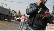 © Sabah Arar, AFP file picture | An official said the five suicide bombers approached the police patrol on foot.