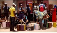 SEREKUNDA, GAMBIA - APRIL 04: Officials of Gambian Independent Electoral Commission make preparations with police escort ahead of parliamentary elections on April 04, 2017 in Serekunda, Gambia. Gambians will vote for parliament on 6th of April 2017. ( Yus