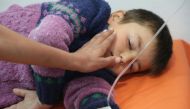 victims of gas attack are receiving emergency treatments provided by Qatar's 