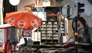 Damage to the department store Ahlens is seen after the beer truck was towed away after a suspected terror attack on the Drottninggatan Street in central Stockholm, Sweden, April 8, 2017. Maja Suslin/TT News Agency/via Reuters