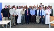 Participants at the workshop on Road Safety Audit.