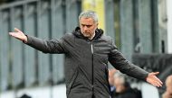 Manchester United's manager Jose Mourinho. AFP / EMMANUEL DUNAND
