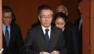 Wu Dawei (C), China's Special Representative for Korean Peninsula Affairs, arrives before a meeting with South Korean Foreign Minister Yun Byung-Se in Seoul, South Korea April 10, 2017. REUTERS/Pool.