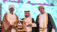 Katara General Manager Dr Khalid bin Ibrahim Al Sulaiti receiving the award.