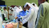 Students participating in a range of interactive activities at the Career Village.
