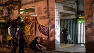 Fourteen people were wounded in a pipe bomb blast in Manila, Philippine police said Saturday, but authorities dismissed any link to an Asian leaders' meeting under way in the capital. PHOTO: AFP.